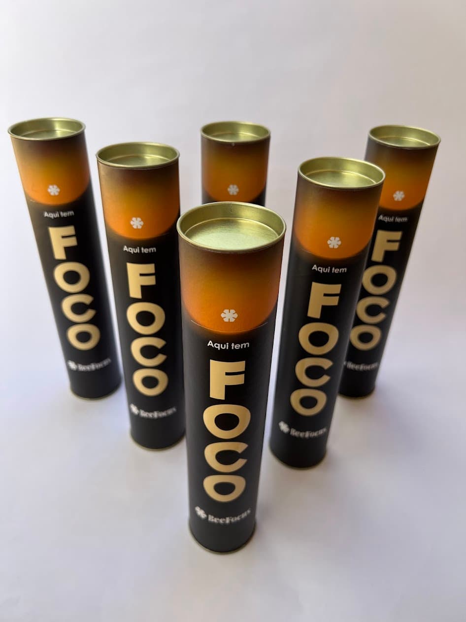 Seis tubos BeeFocus FOCO